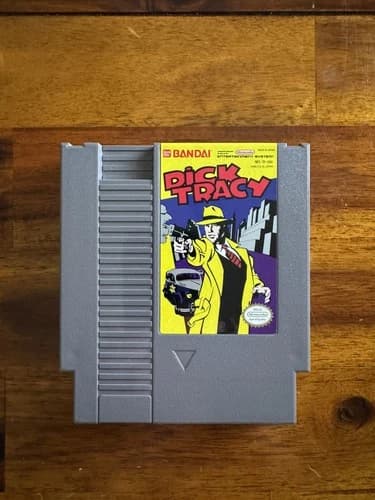 Dick Tracy Nintendo NES Cleaned/Tested
