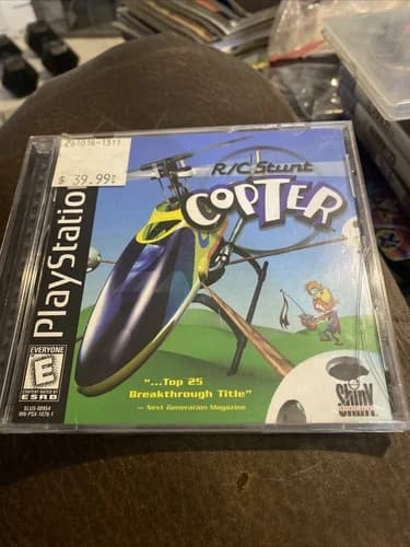 R/C Stunt Copter (Sony PlayStation 1, 1999) PS1 Complete with Manual