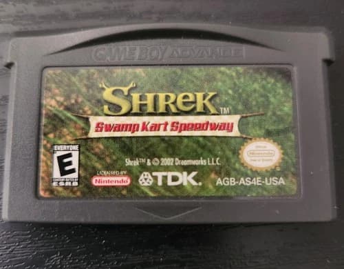 Shrek: Swamp Kart Speedway Nintendo Game Boy Advance GBA Tested