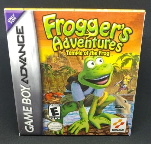 Froggers Adventures Temple of the Frog Nintendo Game Boy Advance Complete CIB