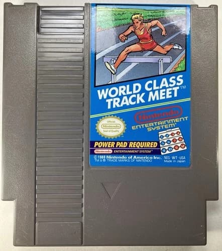 World Class Track Meet (Nintendo NES, 1987) Cartridge Only Clean Tested