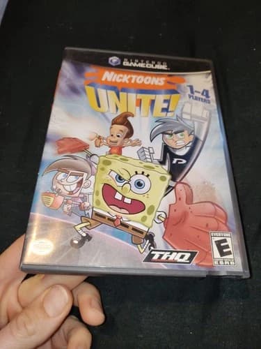 Nicktoons Unite Gamecube Game W/ Manual Nintendo Tested Complete Free Shipping