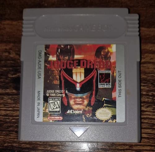 Judge Dredd Game Boy LOOSE CARTRIDGE TESTED, AUTHENTIC AND AWESOME
