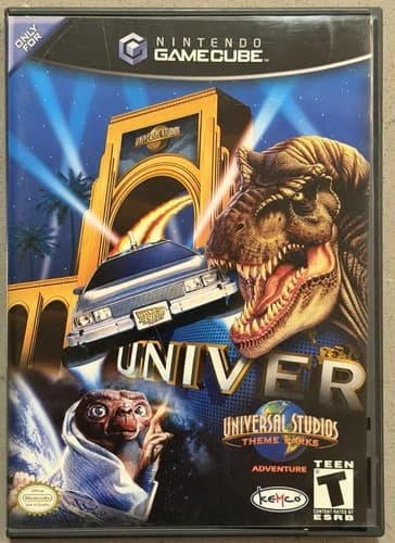 Universal Studios: Theme Park Adventure (Nintendo GameCube, 2001) - Complete