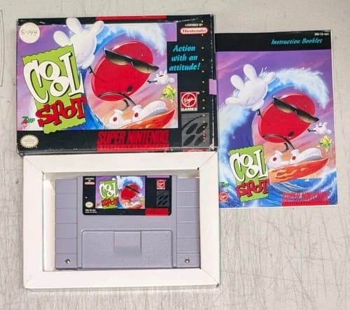 Cool Spot (Super Nintendo SNES) Complete - Tested - Authentic