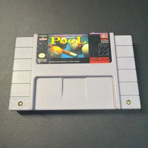 Championship Pool (Super Nintendo Entertainment System, 1993) SNES