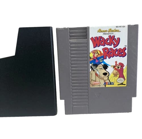 Nintendo Nes Wacky Races Authentic Game Cartridge Tested Must See!