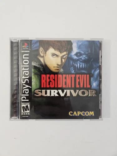 Resident Evil Survivor (PlayStation PS1, 2000) Complete w/ Manual And Reg Card