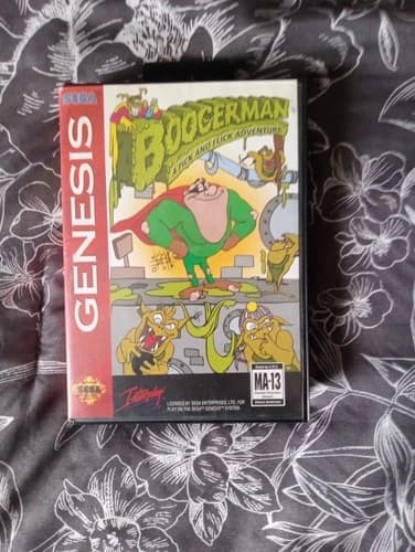 Boogerman A Pick and Flick Adventure Sega Genesis CIB (ALL original inserts)