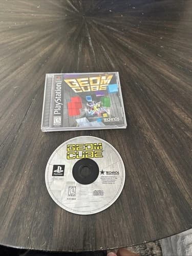 PlayStation 1 PS1 Game Geom Cube CIB Complete In Box