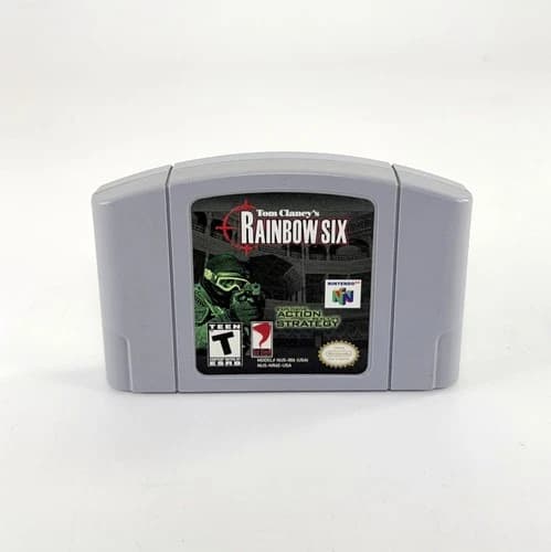 Tom Clancy's Rainbow Six Nintendo 64, N64, 1999 Authentic Tested - SHIPS TODAY!