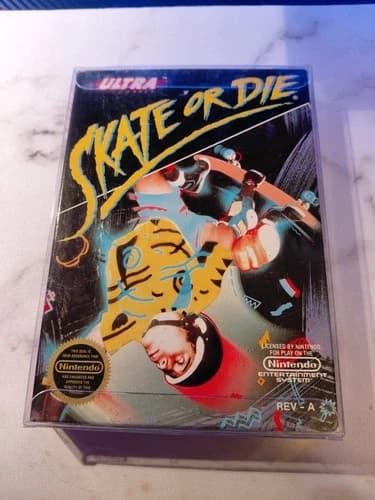 Skate or Die (Nintendo NES, 1988) COMPLETE CIB - Tested