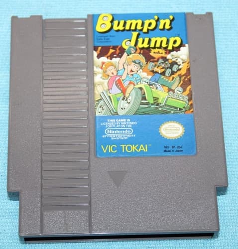 Bump 'n' Jump - Nintendo NES Video Game - Tested & Working Authentic