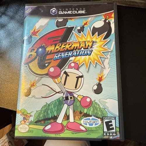 Bomberman Generation Nintendo GameCube Action Adventure E COMPLETE CIB