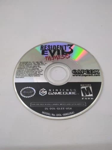 Resident Evil 3: Nemesis Nintendo GameCube Disc Only -Tested & Working-