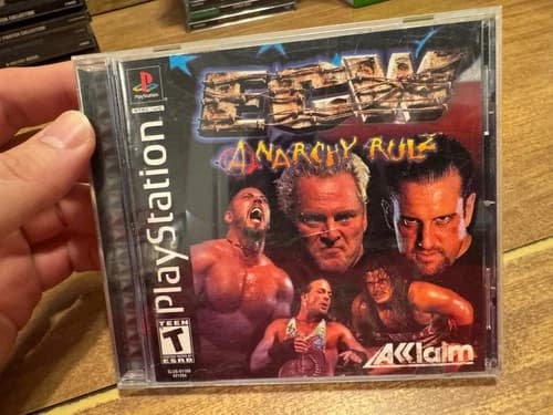 ECW: Anarchy Rulz (Sony PlayStation 1) CIB complete PS1 video game w/ reg card