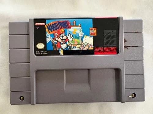 Super Nintendo Game Cartridge - Mario Paint