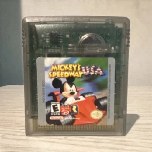 Nintendo Mickey's Speedway USA Game Boy Color Racing Mickey Mouse | Fast Ship!