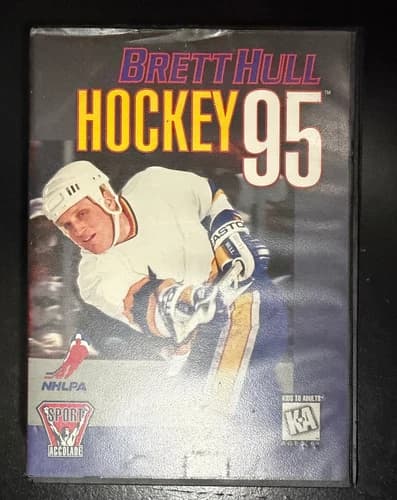 Brett Hull Hockey 95 - GEN Sega Genesis - Accolade Sports - Acceptable Condition