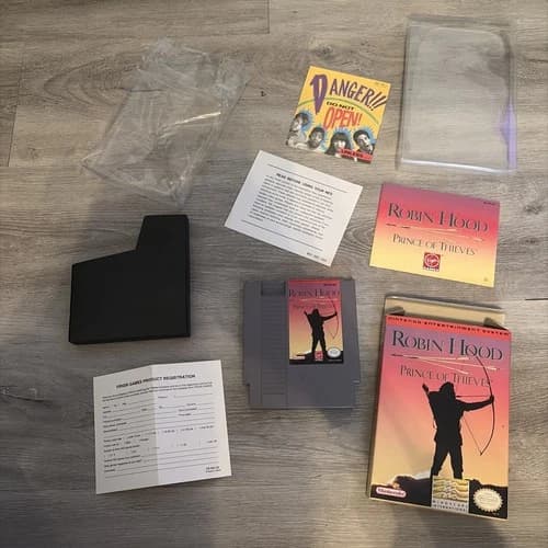 Robin Hood: Prince of Thieves NES CIB Comes With Box And All Inserts