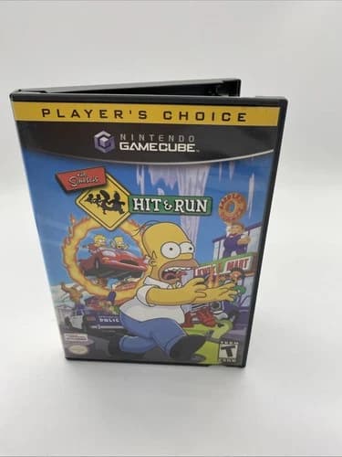 The Simpsons Hit and Run [Player's Choice] Nintendo GameCube Nice Disk