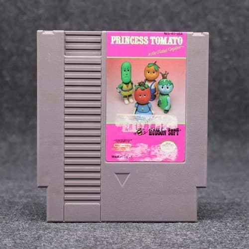 Princess Tomato in the Salad Kingdom (NES) Loose cart Only - Auth Good Cond