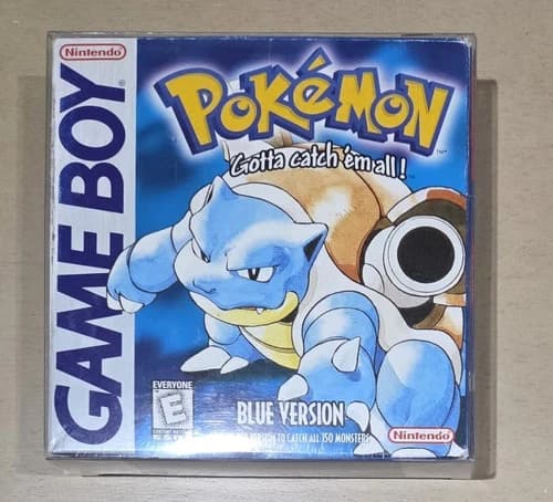 Pokemon Blue Version - Nintendo Game Boy - Complete in Box - CIB - Authentic