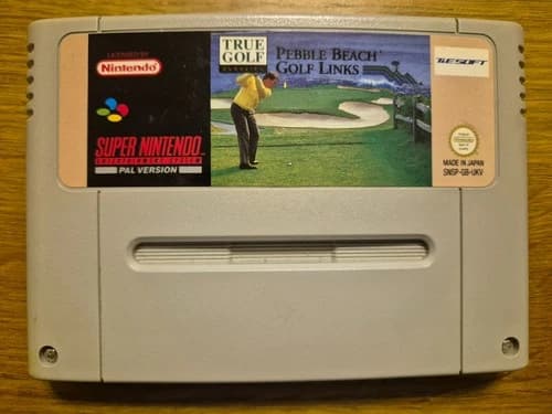 True Golf Classics: Pebble Beach Golf Links - Cartridge SNES 1992 Super Nintendo
