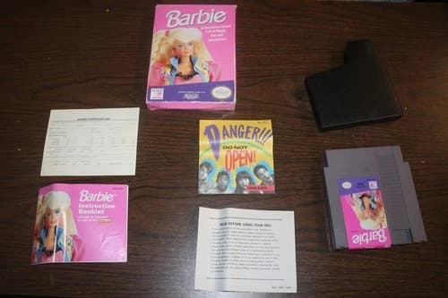 Nes Nintendo Barbie By Hi Tech Expressions Complete In Box CIB