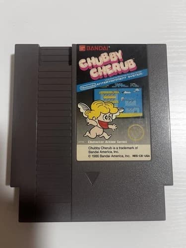 Chubby Cherub Nintendo NES Authentic Tested