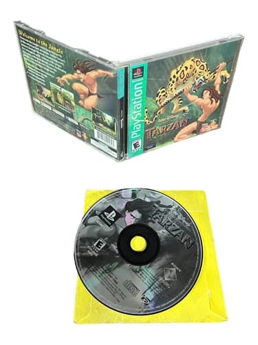 Sony PlayStation 1 PS1 CIB Complete TESTED Disney's Tarzan 1999 GH