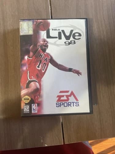 NBA Live 98 Video Game for Sega Genesis 1997 CIB with Manual Reg Card, Retro