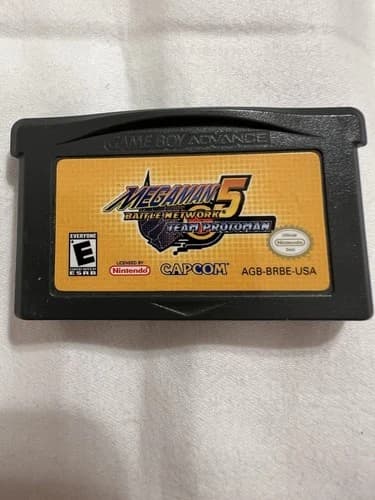 Mega Man Battle Network 5 Team Protoman Nintendo Game Boy Advance GBA