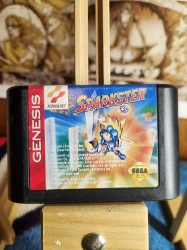 Sparkster Sega Genesis 1994 Cartridge Only Working Great