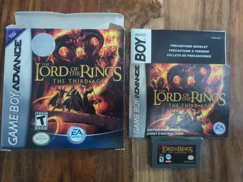 The Lord of the Rings The Third Age GBA Gameboy Advance - Complete CIB