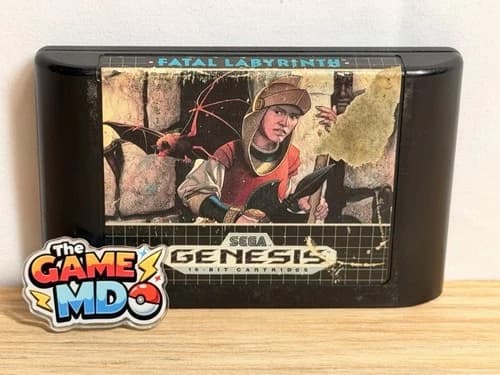 Fatal Labyrinth (Sega Genesis 1991) Cart Only- TESTED