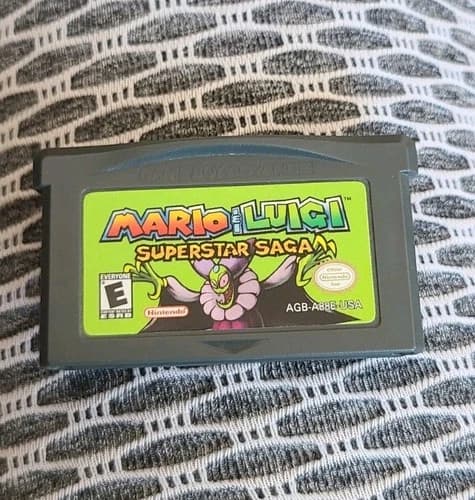 Mario & Luigi: Superstar Saga (Game Boy Advance, 2003) Authentic & Tested