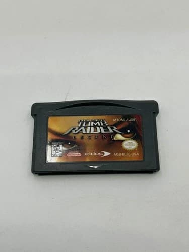 Nintendo GameBoy Advance Tomb Raider Legend GBA Black Cartridge Tested - Used A