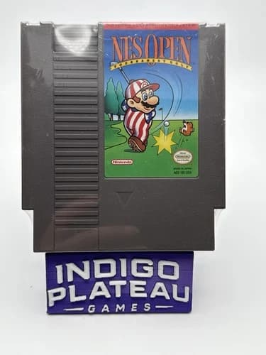 NES Open Tournament Golf Nintendo NES Video Game Tested & Cleaned