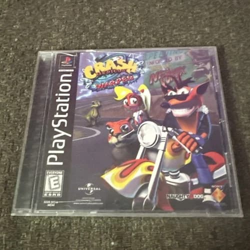Crash Bandicoot 3 Warped Sony Playstation 1 Complete Tested PS1 Black Label