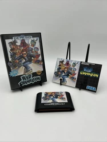 Kid Chameleon (Sega Genesis, 1992) CIB Complete w/Manual - Tested