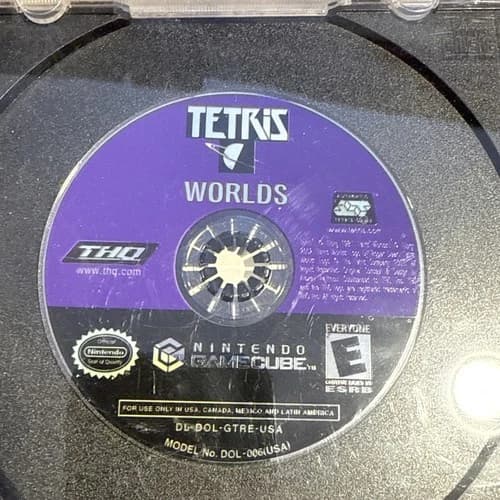 Tetris Worlds (Nintendo GameCube, 2002) Game Only