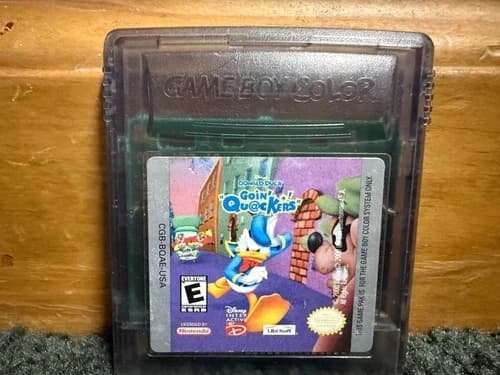 DONALD DUCK Goin' Quackers video game for Nintendo GameBoy Color GBC cart only