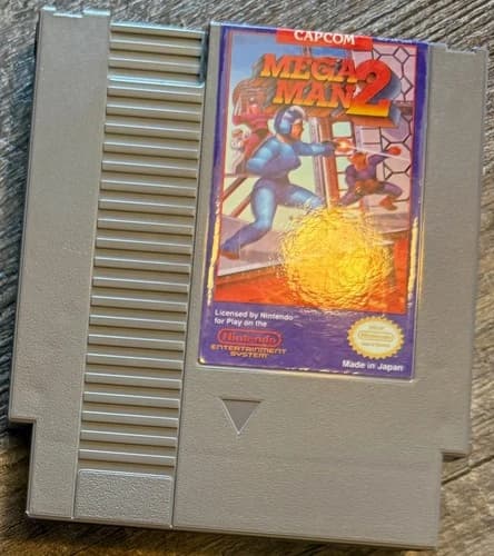 Mega Man 2 Tested Working Authentic Cartridge (Nintendo NES, 1989)