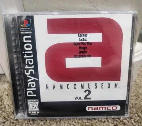 Namco Museum Vol. 2 Sony PlayStation 1 1996 PS1 Complete CIB