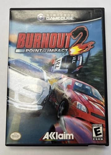 Burnout 2 (Nintendo Gamecube) CIB Complete in Box With Manual