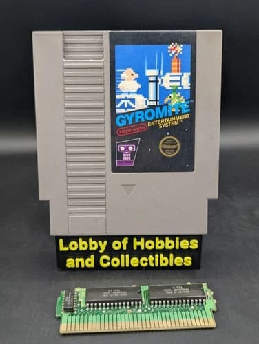 Gyromite (Nintendo Entertainment System NES ) Near Mint - Cleaned - Authentic