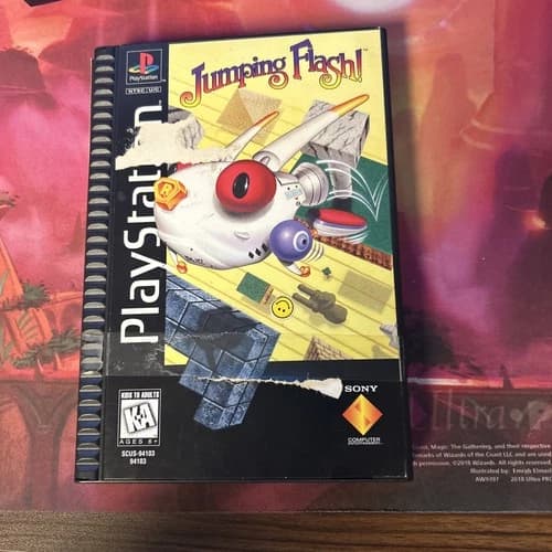Jumping Flash for PlayStation 1 Long Box PS1 Complete with Manual