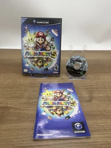 Mario Party 5 (GameCube, 2003) CIB Complete With Manual Tested Fast Shipping!