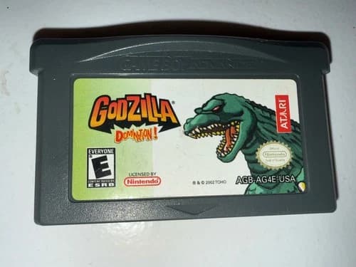 Godzilla Domination! (Nintendo Game Boy Advance) Authentic Tested GBA Cartridge